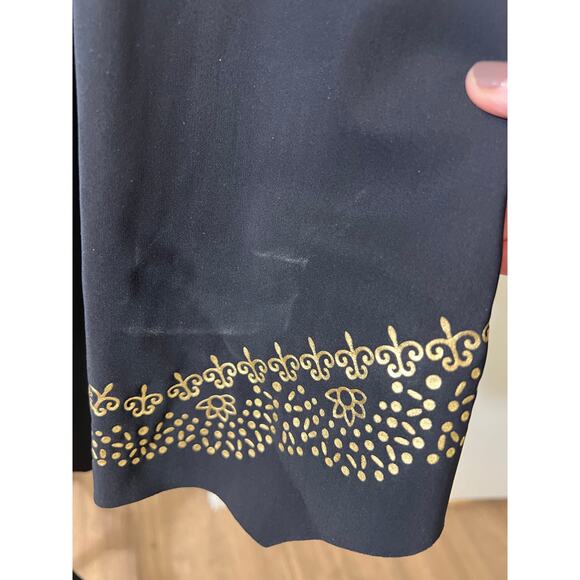 Chiara Boni Black Long Sleeve Mini Dress Sz - Picture 6 of 7